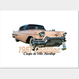 1957 Cadillac Coupe de Ville Posters and Art